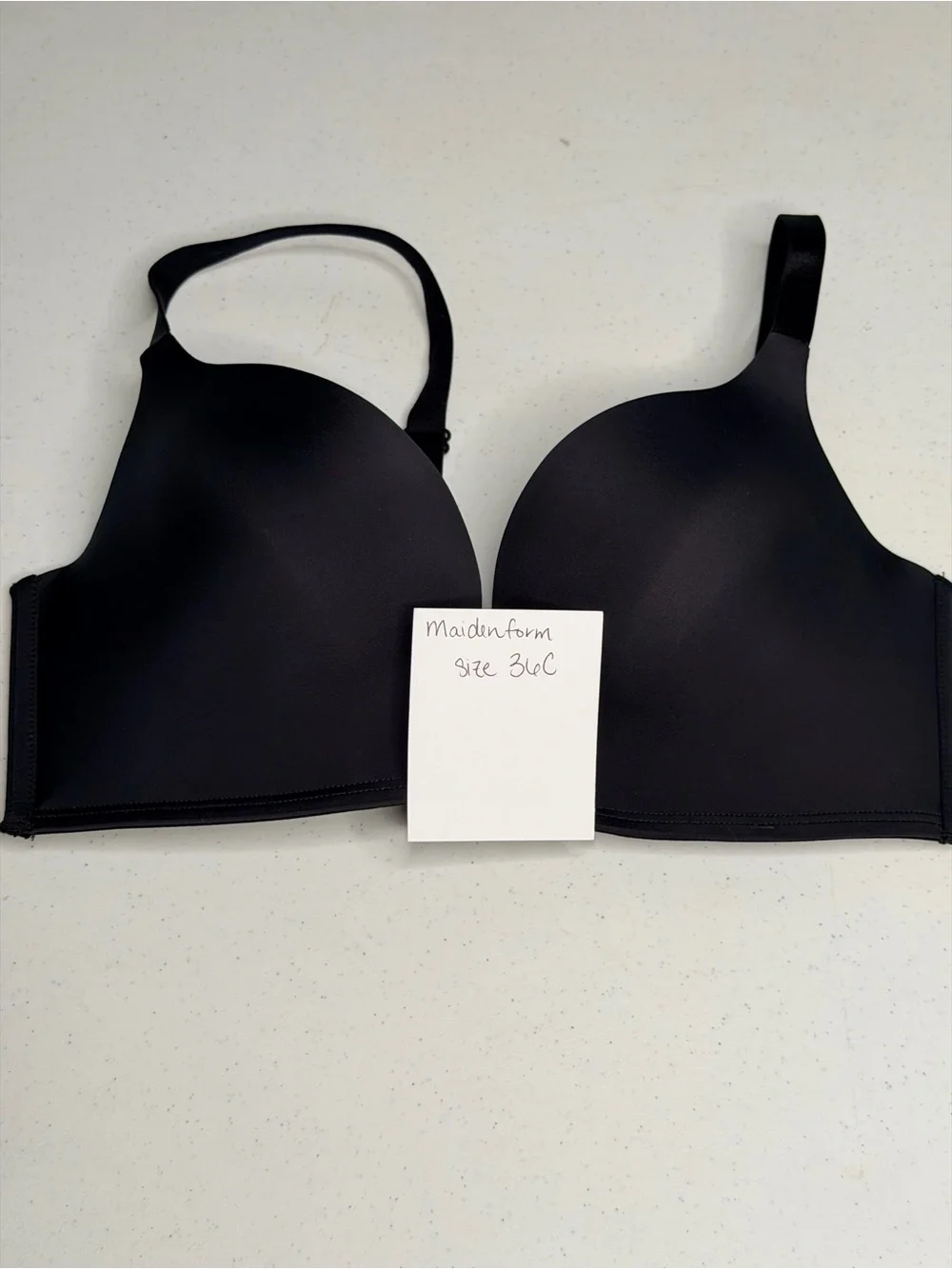 Maidenform Black Smooth Molded T-Shirt Bra
